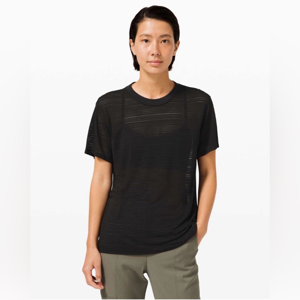 Lululemon All Yours Boyfriend Tee *Stripe
